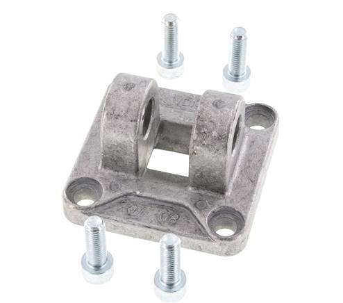 Clevis Female 80 mm ISO 15552 ISO 21287 Aluminium