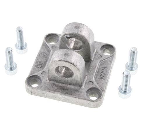 Clevis Female 80 mm ISO 15552 ISO 21287 Aluminium