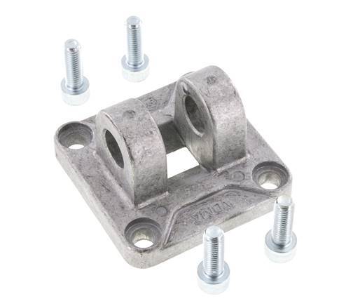 Clevis Female 80 mm ISO 15552 ISO 21287 Aluminium