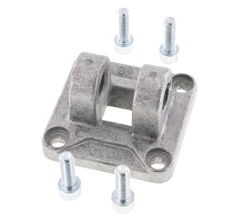 Clevis Female 80 mm ISO 15552 ISO 21287 Aluminium