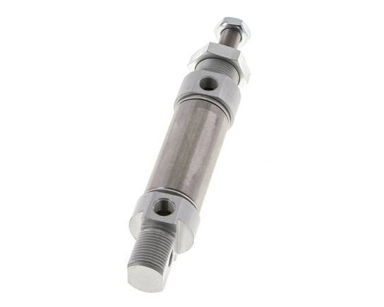 ISO 6432 Round Double Acting Cylinder 25-25mm - Magnetic - Non-Rotating