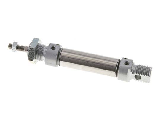 ISO 6432 Round Double Acting Cylinder 16-25mm - Magnetic - Damping