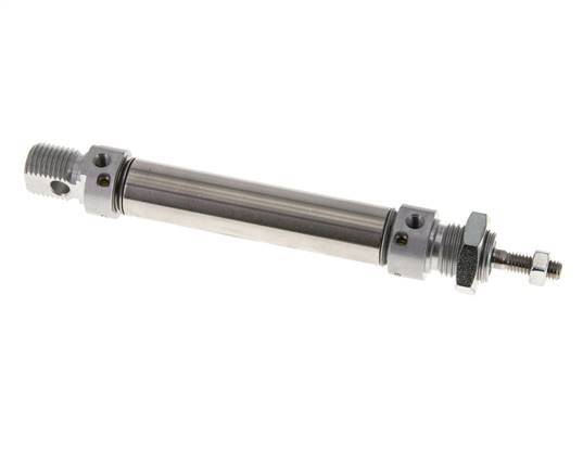 ISO 6432 Round Double Acting Cylinder 16-50mm - Magnetic - Damping