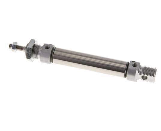 ISO 6432 Round Double Acting Cylinder 16-50mm - Magnetic - Damping
