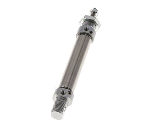 ISO 6432 Round Double Acting Cylinder 16-50mm - Magnetic - Damping