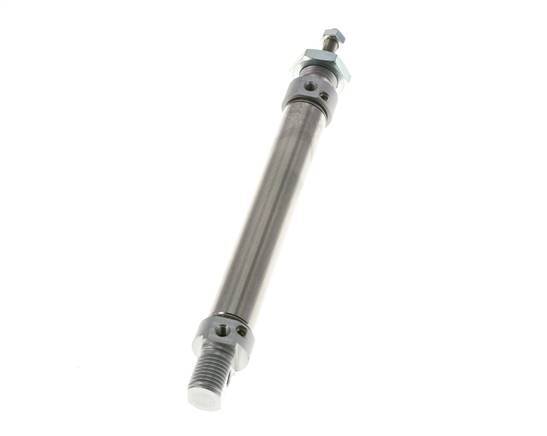 ISO 6432 Round Double Acting Cylinder 16-80mm - Magnetic - Damping