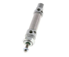 ISO 6432 Round Double Acting Cylinder 20-25mm - Magnetic - Damping