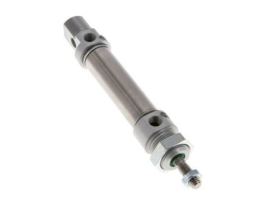 ISO 6432 Round Double Acting Cylinder 20-40mm - Magnetic - Damping