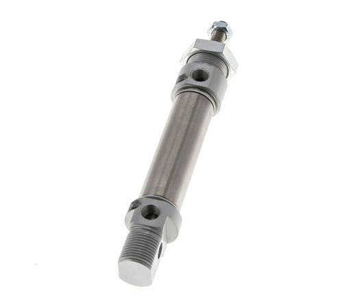 ISO 6432 Round Double Acting Cylinder 20-40mm - Magnetic - Damping