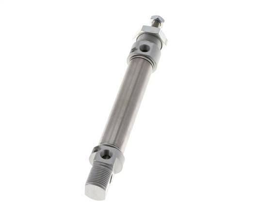 ISO 6432 Round Double Acting Cylinder 20-65mm - Magnetic - Damping