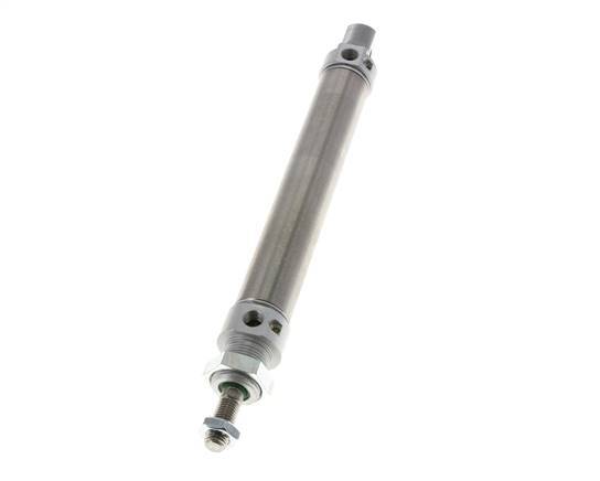 ISO 6432 Round Double Acting Cylinder 25-125mm - Magnetic - Damping