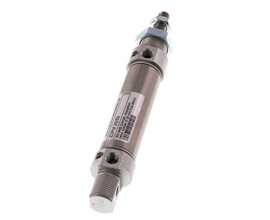 ISO 6432 Round Double Acting Cylinder 25-50mm - Magnetic - Damping