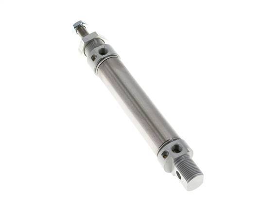 ISO 6432 Round Double Acting Cylinder 25-80mm - Magnetic - Damping