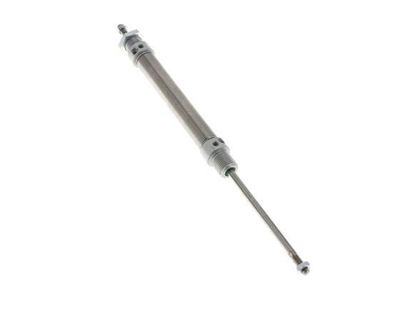 ISO 6432 Round Double Acting Cylinder 16-80mm - Magnetic - Damping - Male Threaded - Double Rod