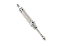 ISO 6432 Round Double Acting Cylinder 25-50mm - Magnetic - Damping - Male Threaded - Double Rod