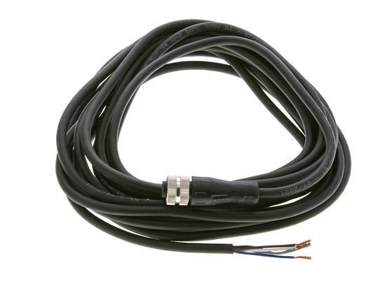 Connection Line Connector M12 5m