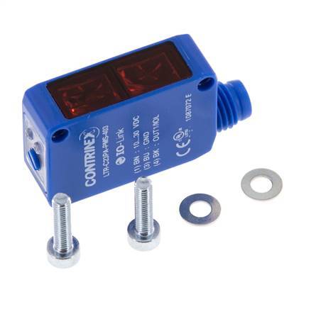 Diffuse-Reflective Photoelectric Sensor 3-1500 mm M8 3-pin