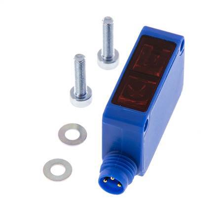 Diffuse-Reflective Photoelectric Sensor 3-1500 mm M8 3-pin