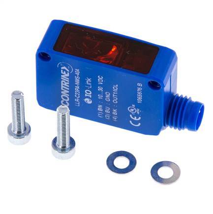 One-way Light Barrier Receiver 0-30000 mm M8 3-pin