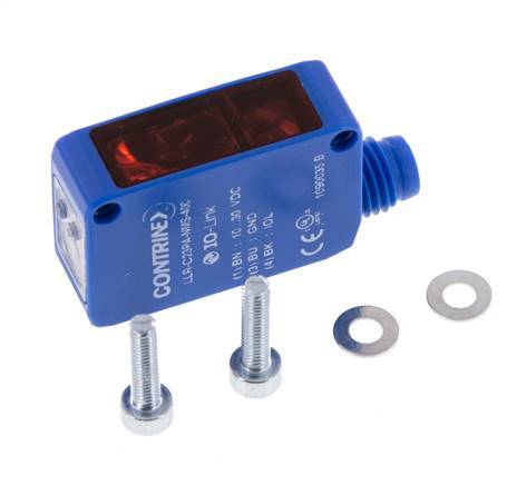 One-way Light Barrier Transmitter 0-30000 mm M8 3-pin