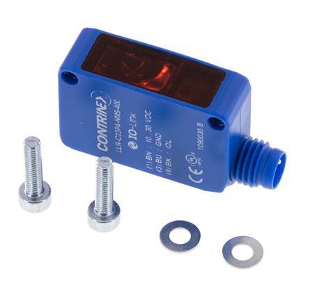 One-way Light Barrier Transmitter 0-30000 mm M8 3-pin