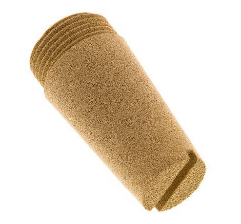 G1'' Sintered Bronze Pneumatic Muffler Screw Slot