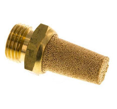 G1/4'' Sintered Bronze Pneumatic Muffler Brass Connection [5 Pieces]