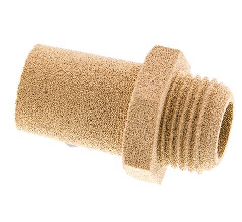 G1/2'' Sintered Bronze Pneumatic Muffler Hexagonal Fitting