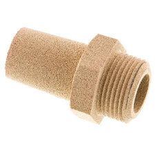 G3/4'' Sintered Bronze Pneumatic Muffler Hexagonal Fitting