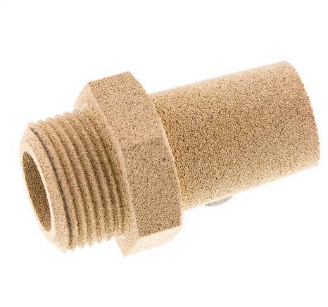 G3/4'' Sintered Bronze Pneumatic Muffler Hexagonal Fitting