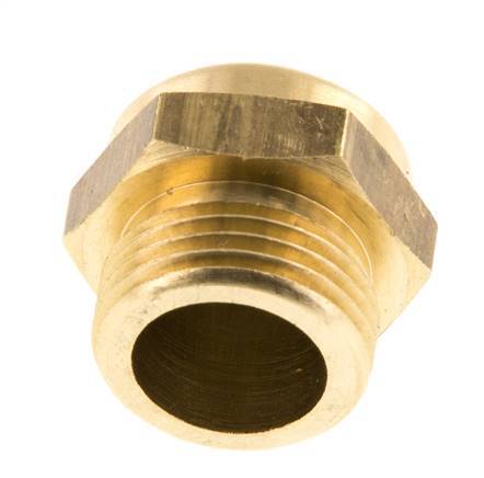 G3/8'' Brass Compact Pneumatic Muffler 1.4301 Wire Mesh [2 Pieces]