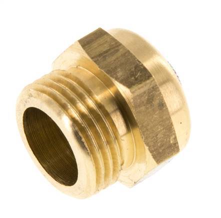 G3/8'' Brass Compact Pneumatic Muffler 1.4301 Wire Mesh [2 Pieces]