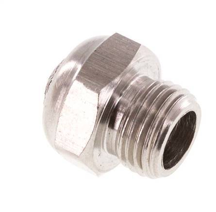 G1/8'' Stainless Steel Compact Pneumatic Muffler 1.4301 Wire Mesh