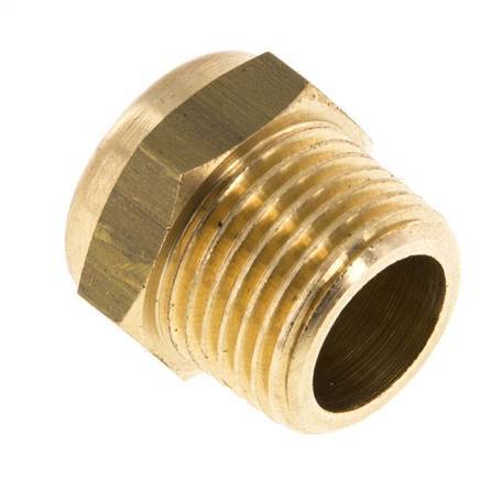 NPT 3/8'' Brass Compact Pneumatic Muffler 1.4301 Wire Mesh [2 Pieces]