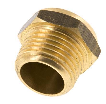 NPT 1/2'' Brass Compact Pneumatic Muffler 1.4301 Wire Mesh [2 Pieces]
