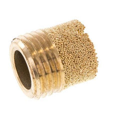 G1/4'' Sintered Bronze Compact Cylindrical Pneumatic Muffler [2 Pieces]