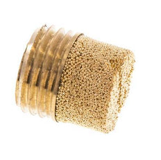 G1/4'' Sintered Bronze Compact Cylindrical Pneumatic Muffler [2 Pieces]