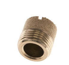 G3/8'' Sintered Bronze Compact Cylindrical Pneumatic Muffler [2 Pieces]