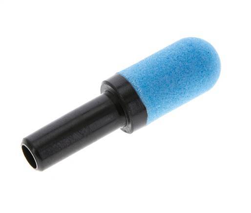 10 mm Push-In PE Pneumatic Muffler 6 Bar [2 Pieces]