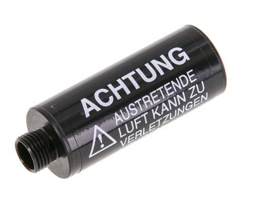 G1/8'' Aluminum Free-Flow Pneumatic Muffler