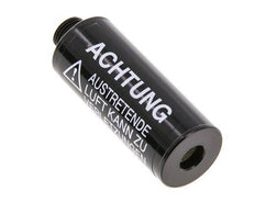 G1/8'' Aluminum Free-Flow Pneumatic Muffler
