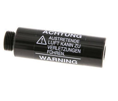 G3/8'' Aluminum Free-Flow Pneumatic Muffler