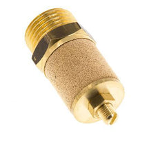 G1/2'' Brass Flow Control Muffler With Lock Nut