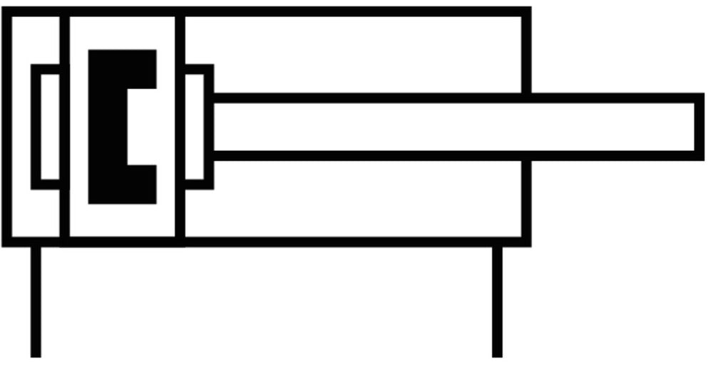 Festo Cylinder 16mm Bore 80mm Stroke ISO 6432 Double Acting - 8073763