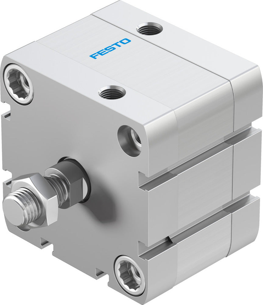 Festo Compact Cylinder 63mm Bore 10mm Stroke ISO 21287 Double Acting - 572709