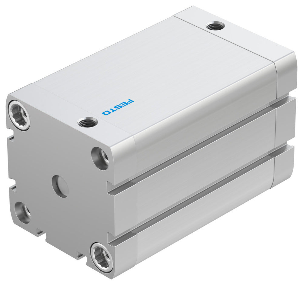 Festo Compact Cylinder 63mm Bore 80mm Stroke ISO 21287 Double Acting - 536340