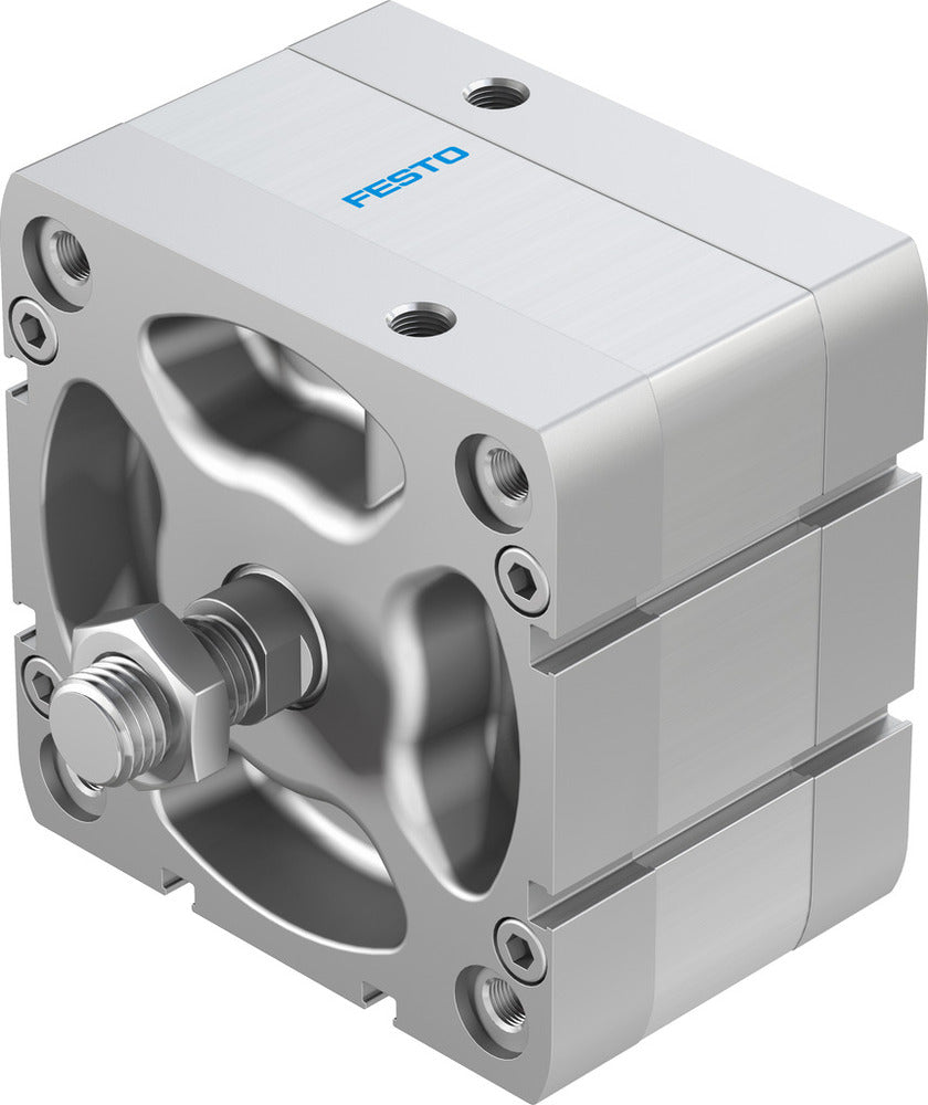 Festo Compact Cylinder 100mm Bore 10mm Stroke ISO 21287 Double Acting - 536374