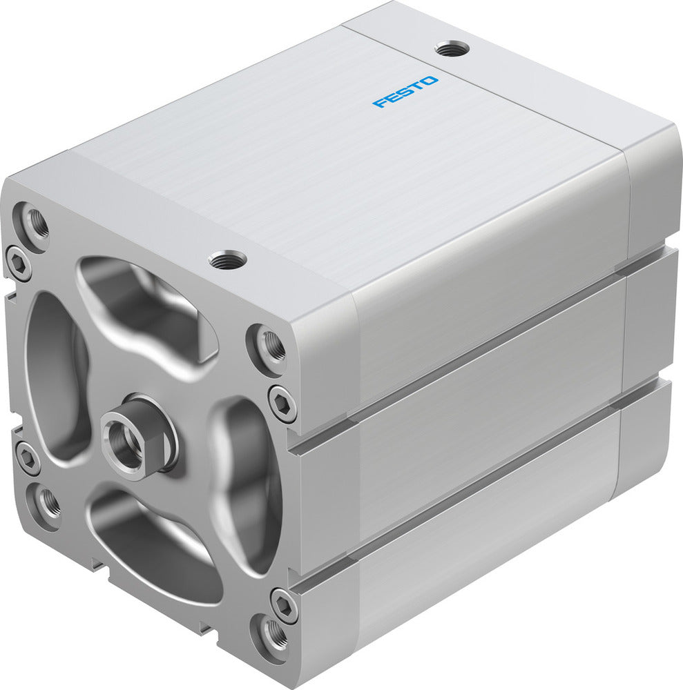 Festo Compact Cylinder 100mm Bore 80mm Stroke ISO 21287 Double Acting - 577198