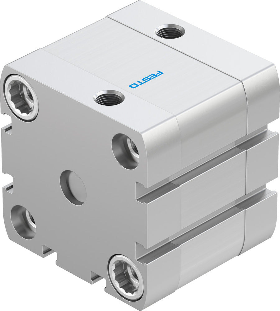 Festo Compact Cylinder 50mm Bore 15mm Stroke ISO 21287 Double Acting - 572683