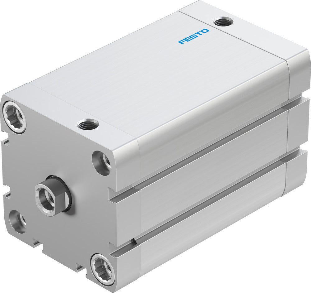 Festo Compact Cylinder 63mm Bore 80mm Stroke ISO 21287 Double Acting - 536350